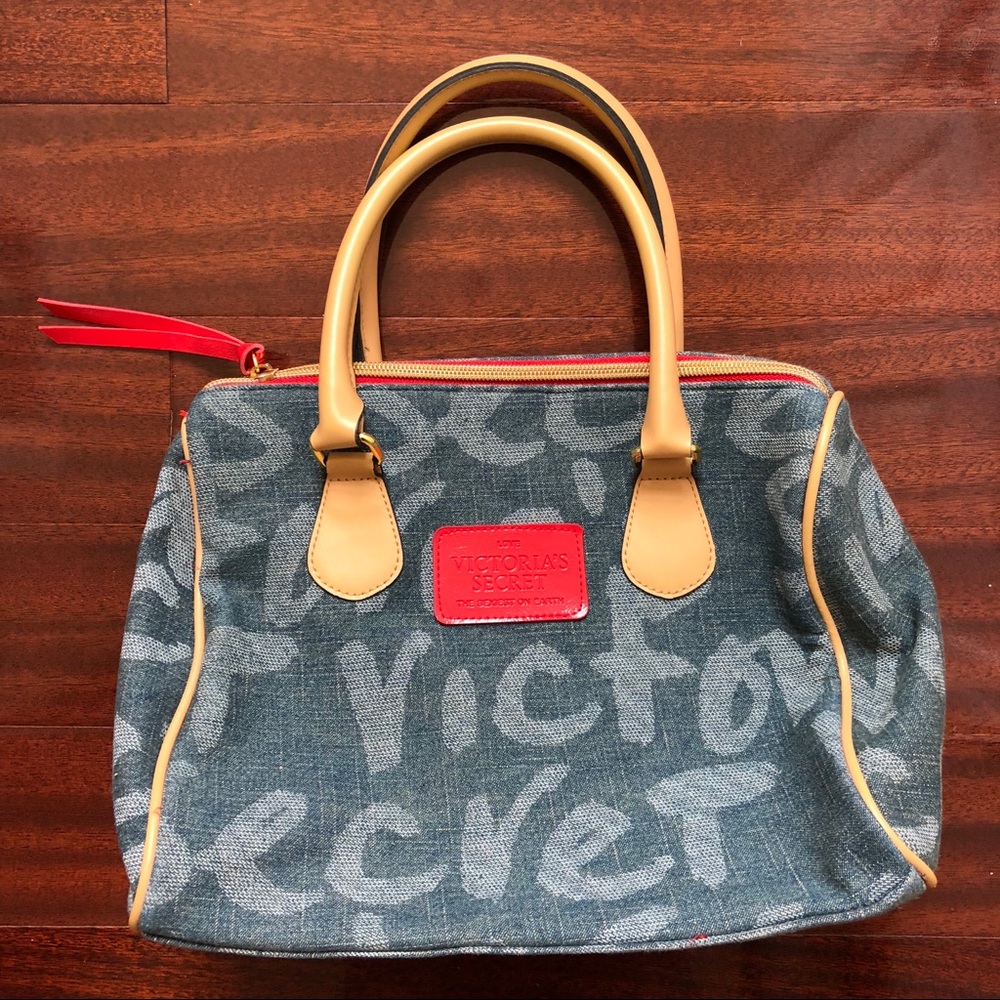 NWOT Victoria’s Secret mini satchel, denim